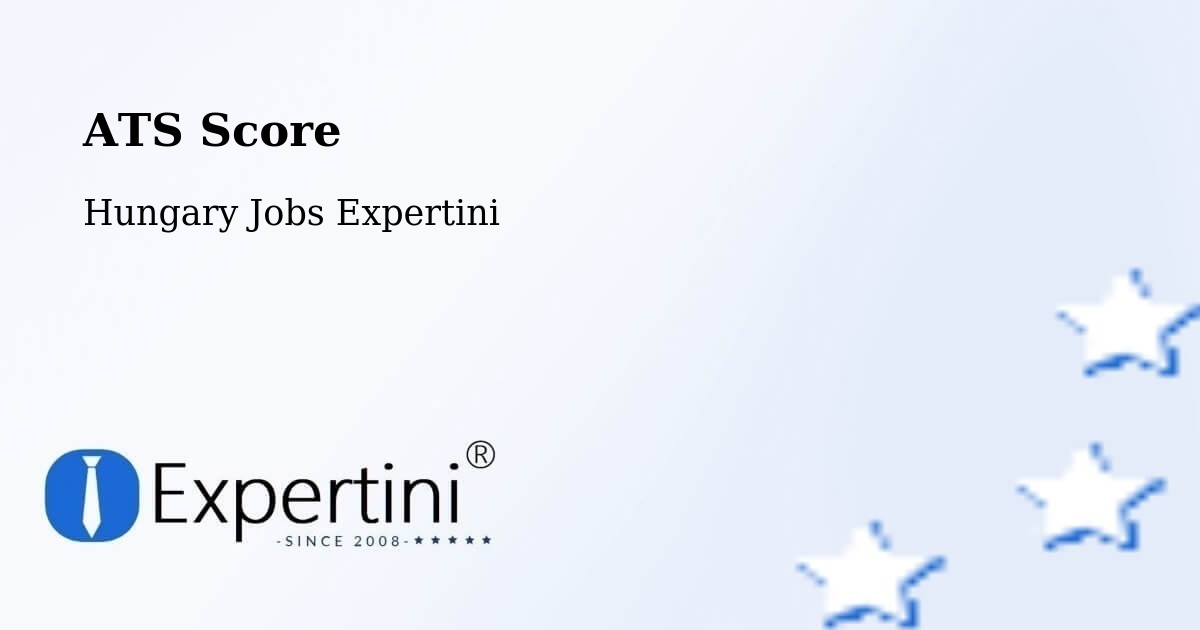 Resume ATS Score & Job Description Match Tool – Parád - Hungary Jobs Expertini
